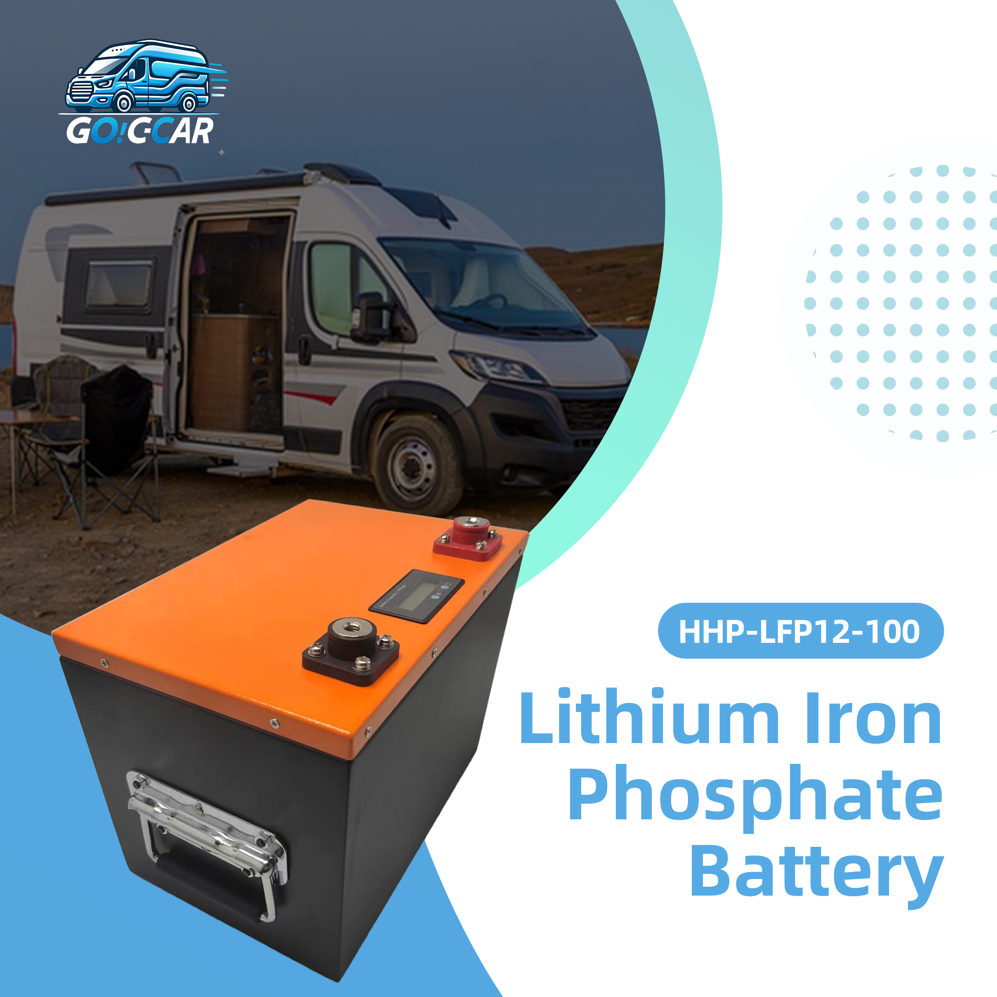 HHPOWER 273 :  12V 100 Ah – Spéciale Hiver (Winter Proof) avec Chauffage Intégré"