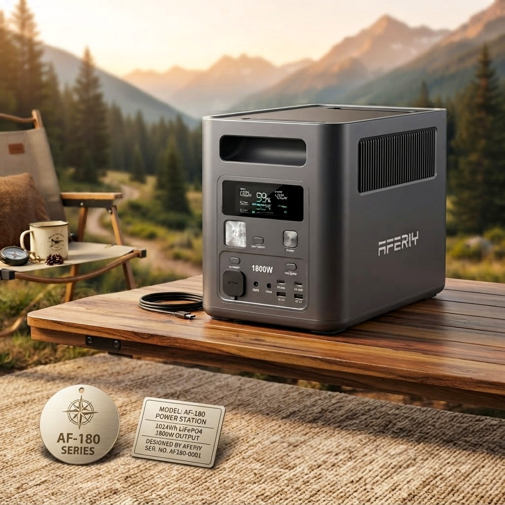 AFERIY AF-P180 – Station d'Énergie Nomade 1024Wh (LiFePO4)