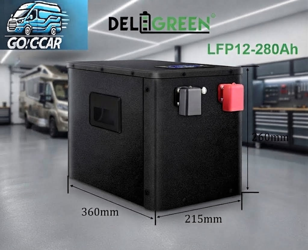 Batterie LiFePO4 12V – Série Deligreen 280Ah