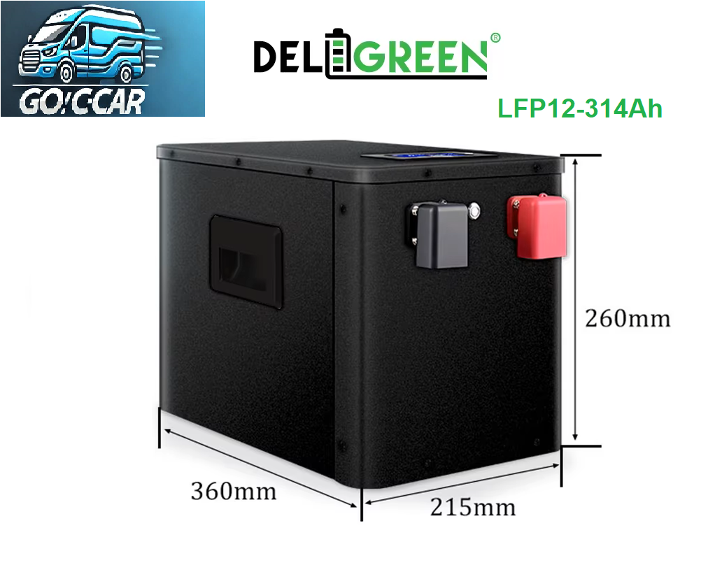 Batterie LiFePO4 12V – Série Deligreen 314Ah